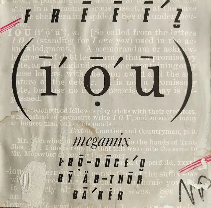 Radio 80 : Freeez - I OU , tube maxi vynil des années 80 à la Réunion